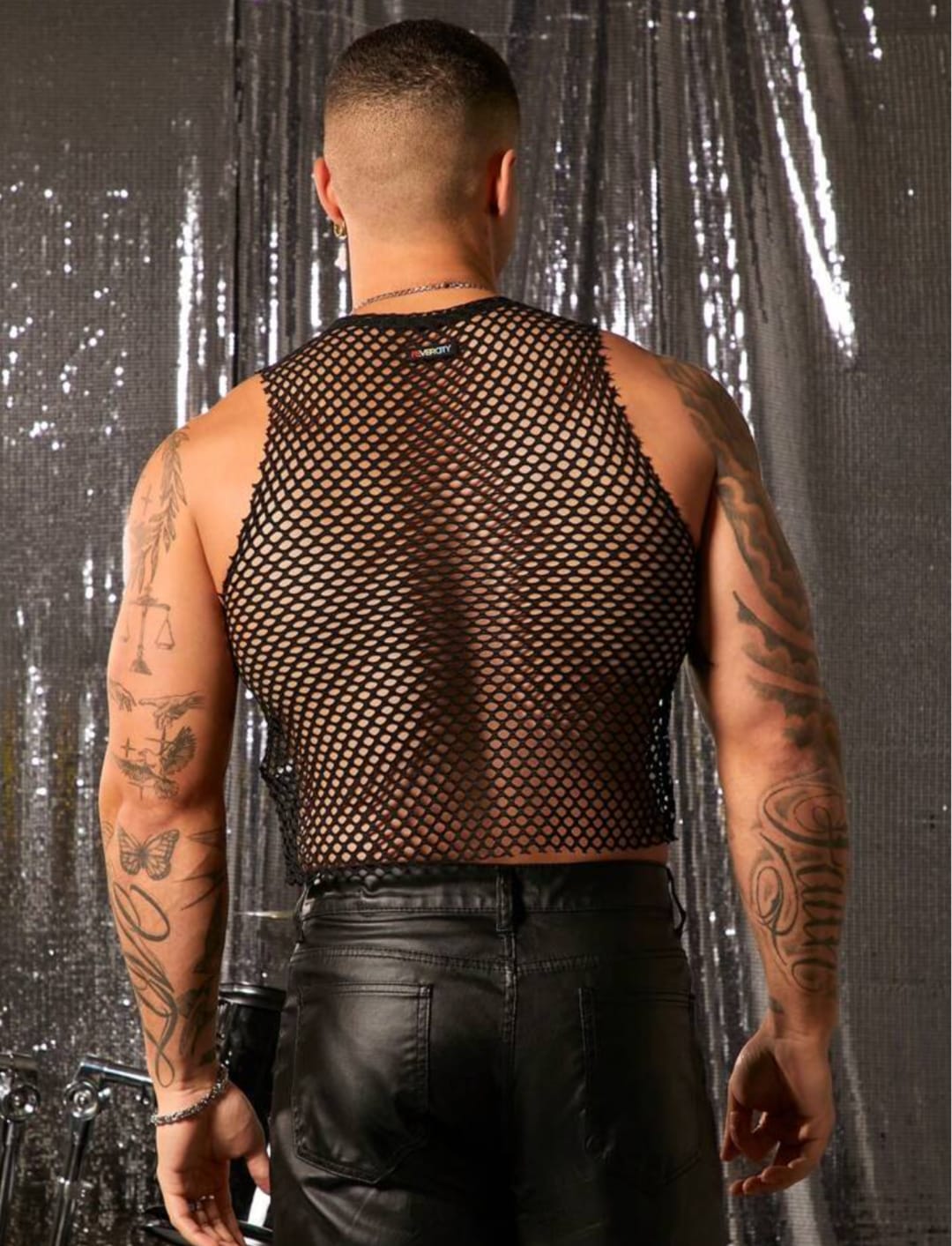 Hazard Mesh Statement Tank Top